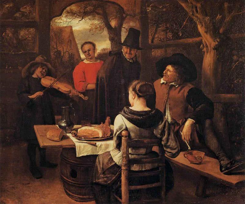 Jan Steen The Meal